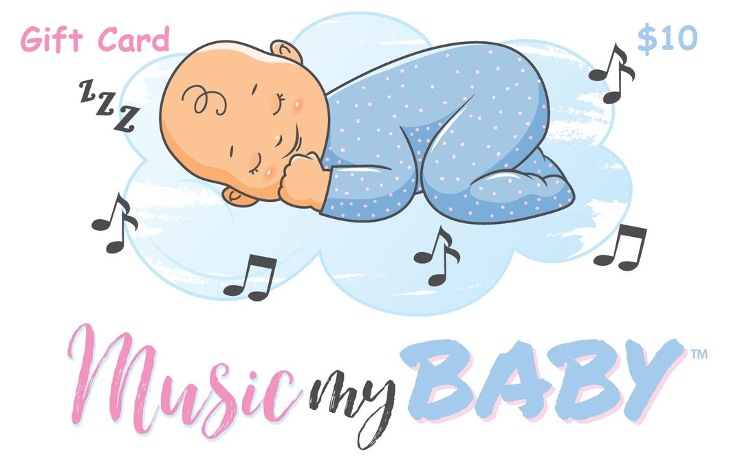 Music My Baby Gift Cards.